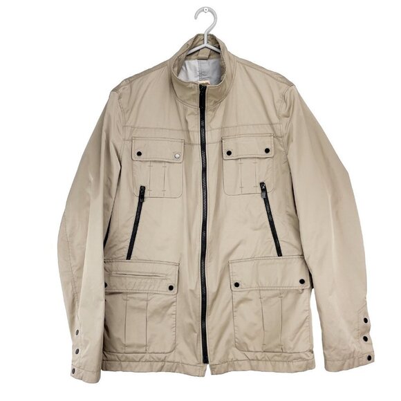 BOSS ORANGE Hugo Boss Saharan Multi Pockets Outdoor Beige Utility Jacket US 44R - Picture 3 of 15